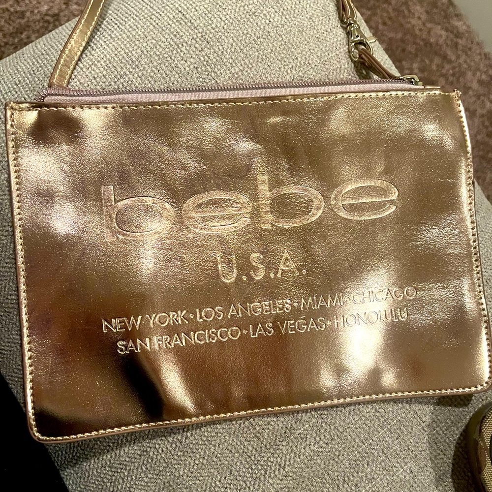 Bebe rose gold wrislet New